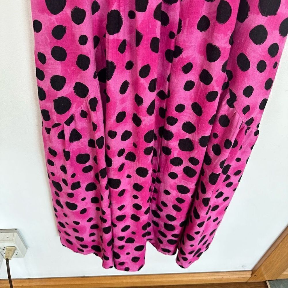 Proud Poppy X Kasey Rainbow Limited Edition Charlie Peak Dress in Pink Cheetah - Picture 6 of 7